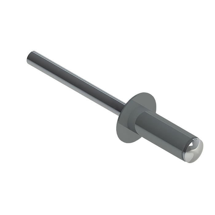 Заклёпка вытяжная Daxmer 4,0х10 RAL 7042 (750шт) нерж/нерж