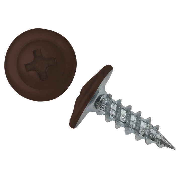 Саморез ПШ 4,2х13 (1000шт) шлиц PH2 RAL 8011